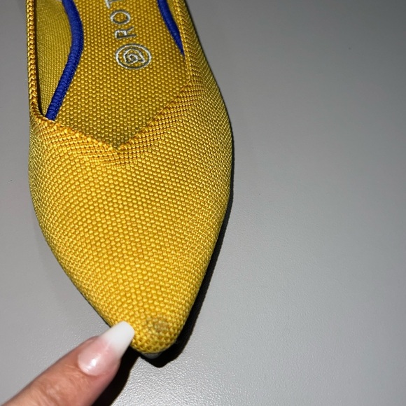 Rothy’s Marigold The Point Flats Retired Color Size 8 - Picture 7 of 14